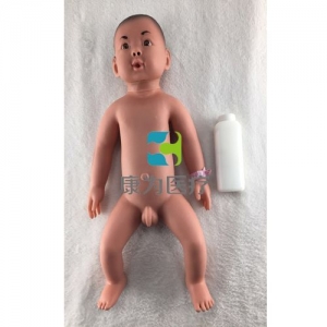 “康為醫療”高級新生兒護理標準化模擬病人(男嬰)高級新生兒護理模擬人